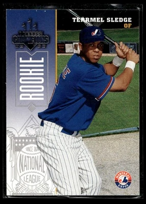 2003 Donruss Champions Terrmel Sledge #277 Montreal Expos - Image 1 of 2