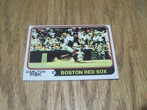 CARLTON FISK  1974 TOPPS  BASEBALL CARD # 105 - Picture 1 of 1