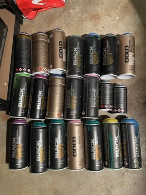 Massive Lot Of Montana Professional Spray Paint 12LBS - Image 1 of 4