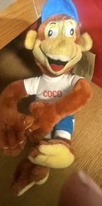 Peluche raro Kellogg's Cereal Coco Krispies Coco Monkey coleccionable con etiquetas - Imagen 1 de 10