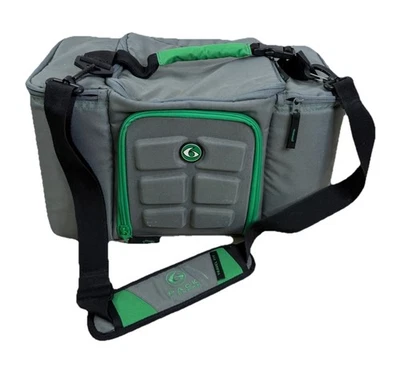 Paquete de 6 bolsas de gestión de preparación de comidas Fitness Innovator 300 - verde/gris limpio usado en excelente estado Foto 1 de 4