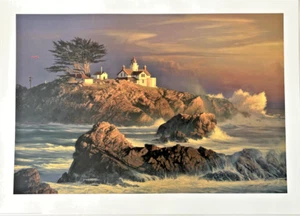 AND THE LIGHT SHALL PREVAIL WILLIAM PHILLIPS ARTIST PROOF LITHO SIGNED 18/50 - Picture 1 of 4