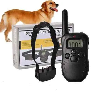 COLLARE ELETTRICO PER ADDESTRAMENTO CANI IMPERMEABILE CON TELECOMANDO E DISPLAY - Foto 1 di 8