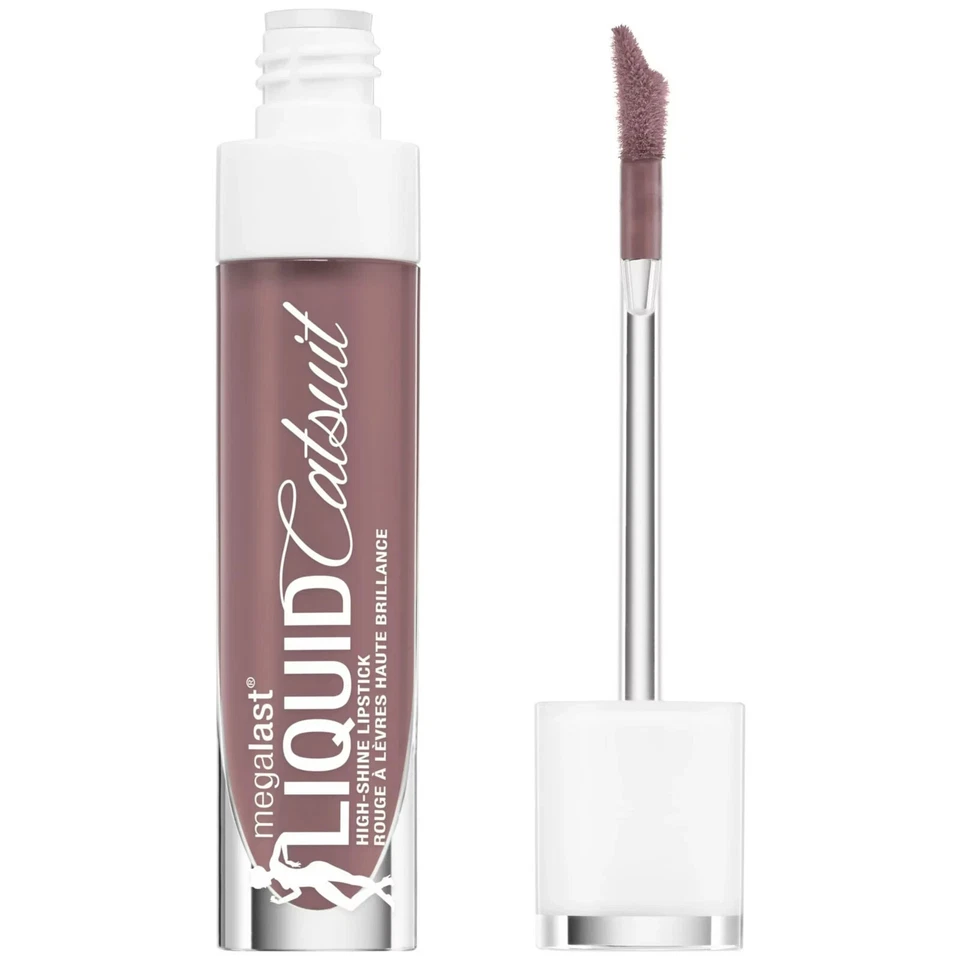 wet n wild MegaLast Liquid Catsuit High-Shine Lipstick #946B MAUVE OVER GIRL New - Image 1 of 2