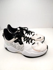 Scarpe da basket da uomo Nike Air PG 5 bianche glacier CW3143100 taglia 10 Paul George - Foto 1 di 12