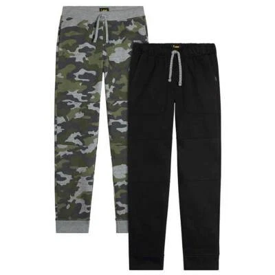 Pack de 2 joggers Lee para niño camuflados negros y verdes talla S, M nuevos con etiquetas Foto 1 de 4