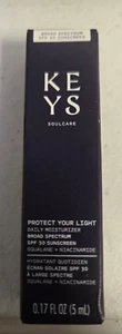 Keys Soulcare PROTECT YOUR LIGHT DAILY Moisturizer WITH SPF 30 Sunscreen! .17 OZ - Picture 1 of 1