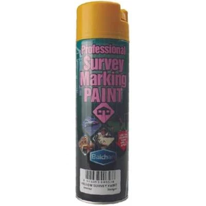 Balchan Professional Survey Marking Paint Brilliant Yellow 350g - Picture 1 of 2