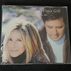 ❤💿 Barbra Streisand And Vince Gill - If You Ever Leave Me (1999 CD) - Picture 1 of 4