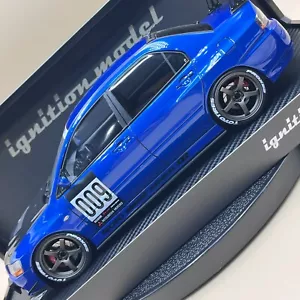ignition model 1/18 Mitsubishi Lancer IX 9 CT9A blue 009 IG2378 Resin model JDM - Picture 1 of 22