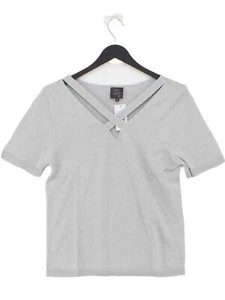 Little Miss Captain Women's Top M Silver Viscose - Picture 1 of 5