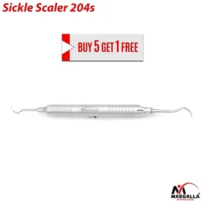 Sickle Scaler 204S Dental Hand Instruments Pro Periodontal Buy 5 get 1 free - Picture 1 of 3