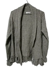 Kansai Yamamoto woman L size grey bottomless cardigan - Picture 1 of 14