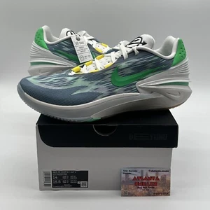Size 14 - Nike Air Zoom GT Cut 2 Leche Blue Green Glow 2022 Yellow Rare Size OG - Picture 1 of 7