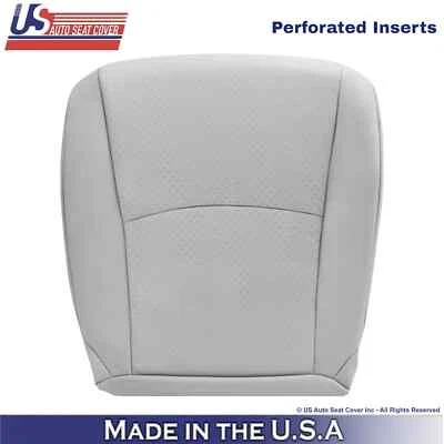 2004-2013 For Toyota Highlander Leather Driver Bottom Seat Cover Ash Gray - Image 1 of 3