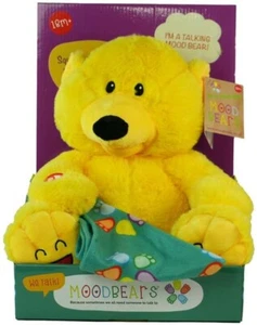Talking Mood Bears HAPPY BEAR Interactive Plush Toy 100% Recyclable BRAND NEW - Imagen 1 de 3