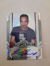 Larry Thomas /27 Prismatic Silver Autograph Card 2021 Leaf Pop Century Seinfeld