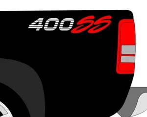 Pegatinas laterales 400 SS para camionetas pickups plataforma - Imagen 1 de 2