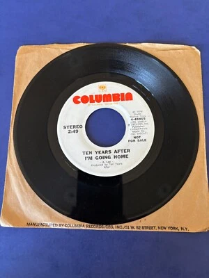 Ten Years After I'm Going Home 1973 Columbia 4-45915 OG inlay mono stereo promo - Image 1 of 3
