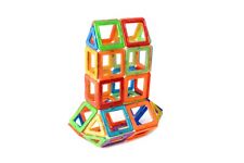 New 30 Piece Magnetic Tiles Building Blocks Toys for Kids Square+Triangle