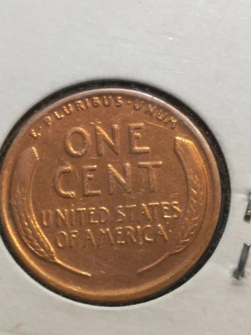 1916 RED UNC LINCOLN WHEAT CENT  A-125 Cover