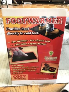 Electric Foot Warmer Floor Rubber Mat 90W(Heats Cold Feet/Dries Shoes) Brand New - Picture 1 of 1