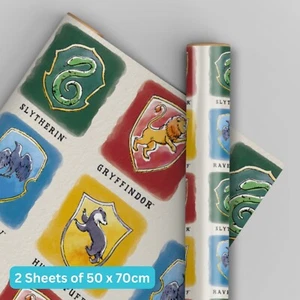 Birthday Wrapping Paper | Harry Potter | 2 Sheets & 2 Tags | Kids Gift Wrap - Picture 1 of 4