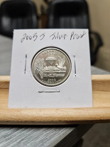 2003 S Arkansas Silver Proof State Washington Quarter Cover