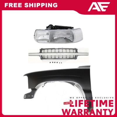Grille Kit For 1999-2006 Chevrolet Tahoe Silverado 1500 2500 Suburban - Image 1 of 4