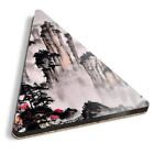 1x Triangle Coaster - Zhangjiajie Chinese Ink Art Landscape #16061