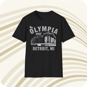 The Olympia 1927 Classic Cut Hockey T-Shirt - Detroit Red Wings - Picture 1 of 6
