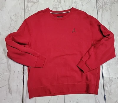 Sudadera Pullover Vintage Nike Jordan Air Jumper Rojo Vuelo Cuello Redondo Para Hombre XL Foto 1 de 4