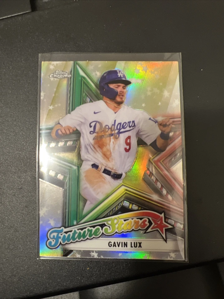 2021 Topps Chrome FS-14 Gavin Lux   Los Angeles Dodgers  Baseball Card - Image 1 of 2