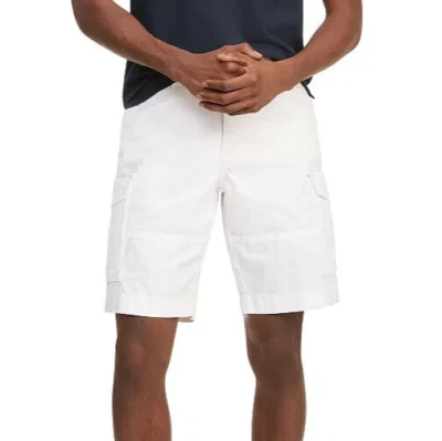 Tommy Hilfiger L144726 Men's White 10" Soft Cotton Cargo Shorts Size 32 - Image 1 of 3