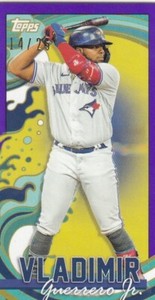 VLADIMIR GUERRERO JR. /25 TOPPS RIP MINI PURPLE PARALLEL BLUE JAYS 2022 22