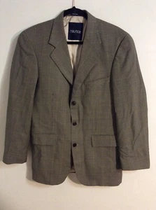 Nautica Sport Jacket 40R Tweed Blue Tan - Picture 1 of 4