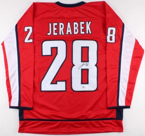 Jakub Jerabek Signed Capitals Jersey (Beckett COA) Washington Defenseman - Picture 1 of 5