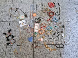 Großes Schmuck Paket Hippie Boho Goa Strand Kette Ring Armband Ohrringe Sommer - Bild 1 von 2