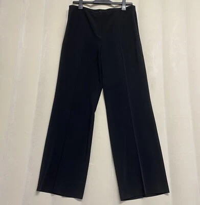 Pantalones Linda Cambio para mujer talla 14 crepé elásticos pierna ancha recta de lujo nuevos con etiquetas Foto 1 de 4