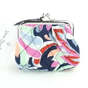 Vera Bradley Mod Paisley Kiss Lock Münzbörse Neu mit Etikett - Bild 1 von 3