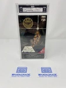 Star Wars VHS ๐ Red Corner White CBS FOX WM ๐ Graded IGS New Sealed - Picture 1 of 9