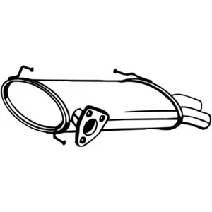 BOSAL Endschalldämpfer für Citroën C-Crosser Enterprise Peugeot 4007 Van - Bild 1 von 1