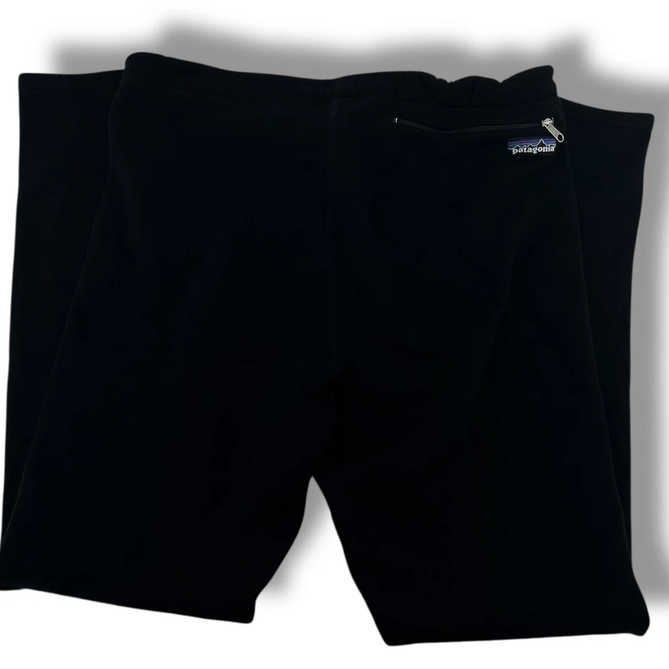 Vintage Patagonia Women's Large Fleece Lined Drawstring Pants Back Pocket USA - Image 1 of 4