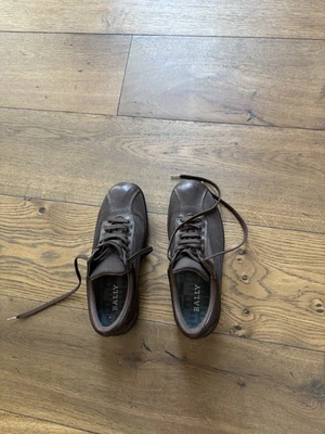 Zapatos de golf para mujer BALLY Orlando de cuero marrón de nailon talla 6” Foto 1 de 4