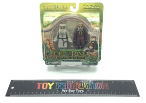 Art Asylum Minimates EL SEÑOR DE LOS ANILLOS Gandalf El Blanco y el Rey Theoden - Imagen 1 de 6