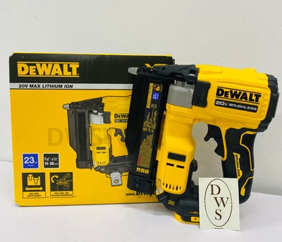 Dewalt 20V electric cordless nailer pin tacker DCN623N bare tool+free gift - Image 1 of 3