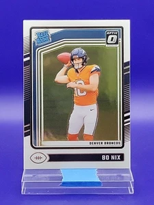 Bo Nix 2024 Donruss Optic Rated Rookie 🔥 Broncos - Picture 1 of 2