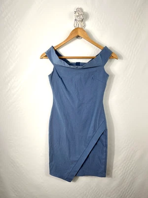 A'GACI Medium Off the Shoulder Mini Dress Bodycon Party Dance Stretch USA - Image 1 of 4