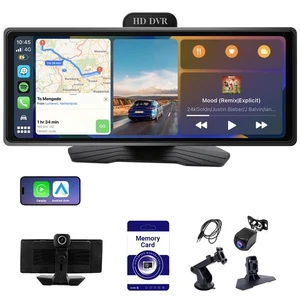 ‌9.26 Inch Wireless Apple CarPlay & Android Auto Car Display with 1080P Dash ... - Picture 1 of 7