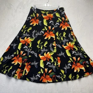 Weiche Umrandung Rock Damen Tall Medium TM Tropical Floral Beach Resort - Bild 1 von 11